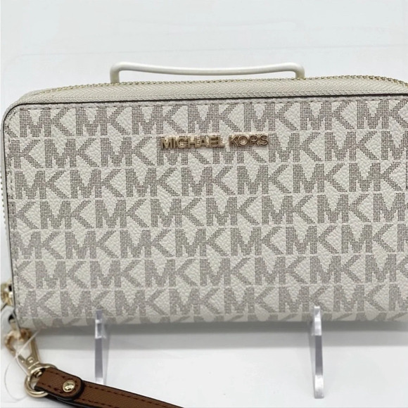 Michael Kors JST Flat MF Phone Case Wallet Leather - Picture 2 of 6